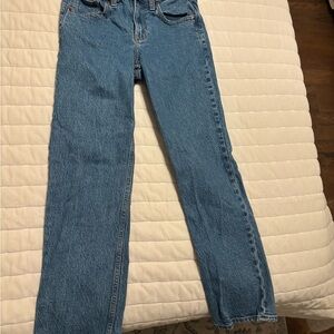 Abercrombie & Fitch Women's Straight Leg Blue Jeans